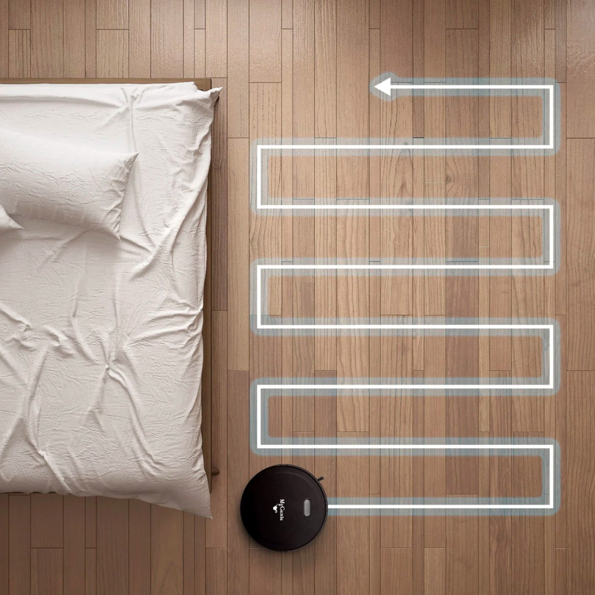 MyGenie Smart Robotic Vacuum Cleaner Black Kitchen Warehouse™